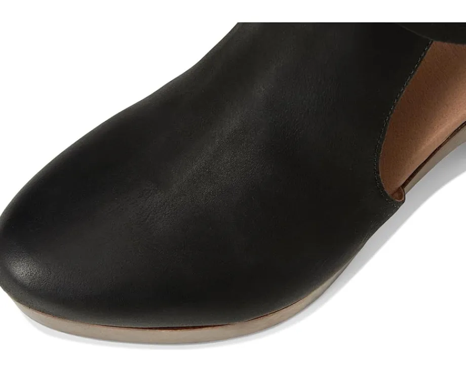 Clogs & Mules|Free People Cedar Leather Clogs Black Leather