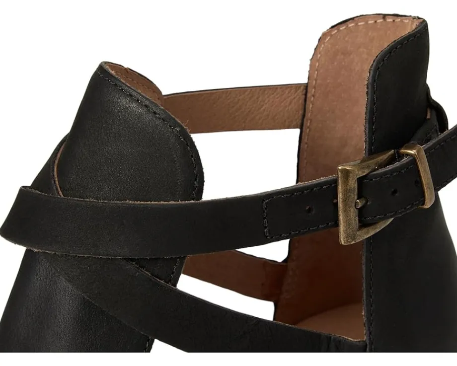 Clogs & Mules|Free People Cedar Leather Clogs Black Leather