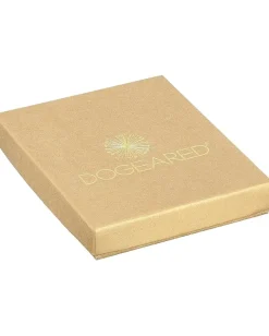 Dogeared Centered Medium Circle 2 Chain Bracelet Gold Dipped Hot