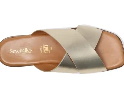Seychelles Sandals|Sandals<Chai Metallic Leather Sandal Gold