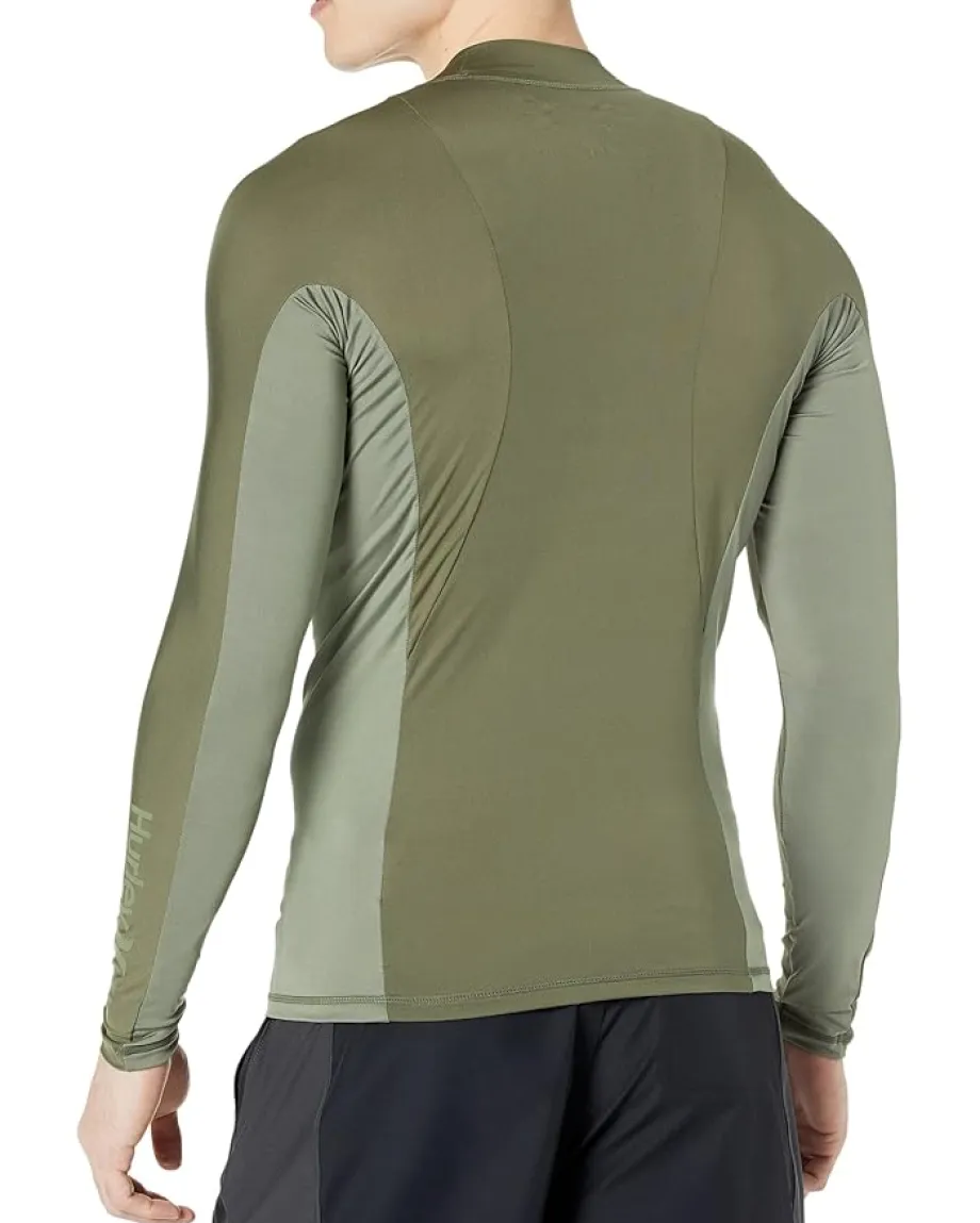 Hurley Activewear|Swimwear<Chanel Crossing Paddle Series Long Sleeve Surf Top Olive