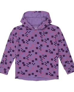Chaser Kids Checkered Hoodie (Toddler/Little Kids) Deep Purple Best
