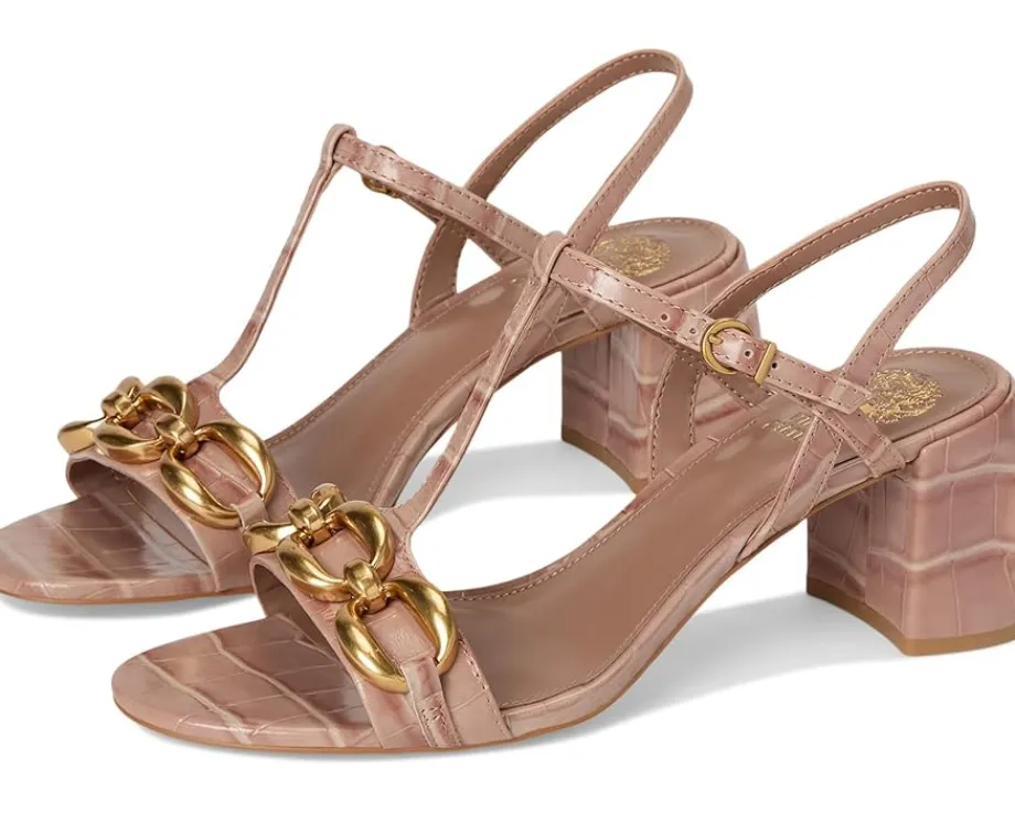 Women Vince Camuto Chirie Chain Link Block Heel Sandals