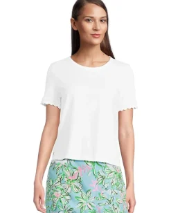 Lilly Pulitzer Clairmont Trimmed Knit To Resort White Hot