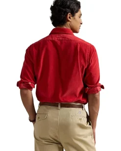 Activewear|Polo Ralph Lauren Classic Fit Corduroy Shirt New Brick