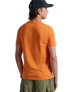 Activewear|T-Shirts|Polo Ralph Lauren Classic Fit Jersey Crewneck T-Shirt Bedford Orange