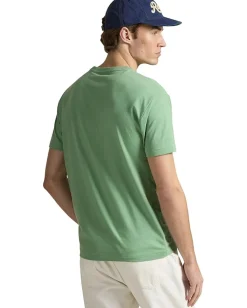 Activewear|T-Shirts|Polo Ralph Lauren Classic Fit Jersey Crewneck T-Shirt Outback Green