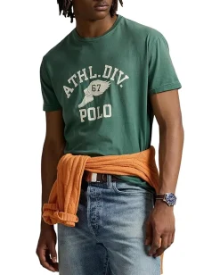 Activewear|T-Shirts|Polo Ralph Lauren Classic Fit Logo Jersey T-Shirt Washed Forest