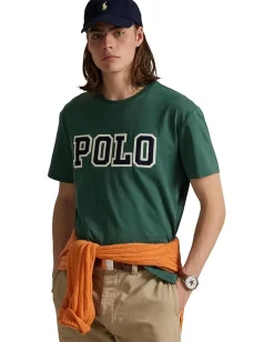 Polo Ralph Lauren Classic Fit Logo Jersey T-Shirt Washed Forest New