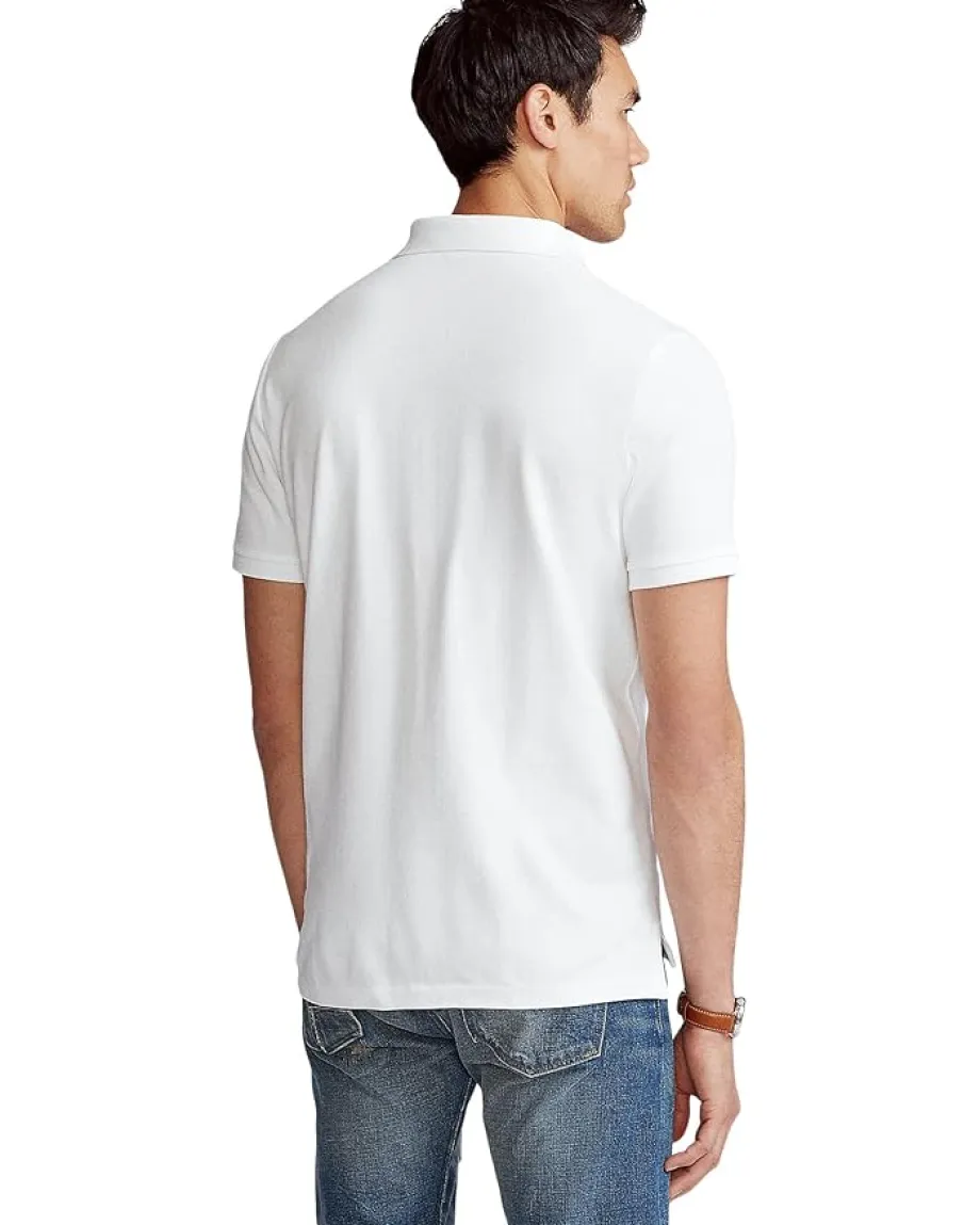 Activewear|Polo Ralph Lauren Classic Fit Mesh Polo White