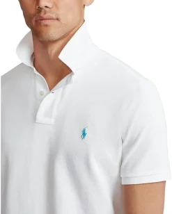 Activewear|Polo Ralph Lauren Classic Fit Mesh Polo White