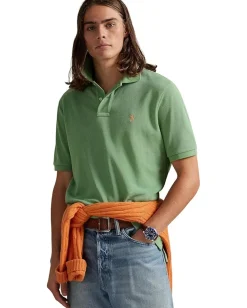 Activewear|Polo Ralph Lauren Classic Fit Mesh Polo Shirt Outback Green