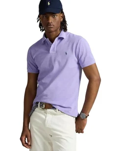 Activewear|Polo Ralph Lauren Classic Fit Mesh Polo Shirt Sky Lavender