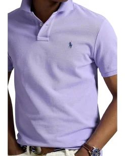 Activewear|Polo Ralph Lauren Classic Fit Mesh Polo Shirt Sky Lavender