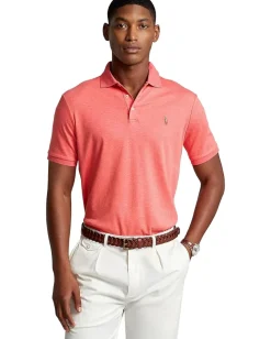 Activewear|Polo Ralph Lauren Classic Fit Soft Cotton Polo Shirt Highland Rose Heather