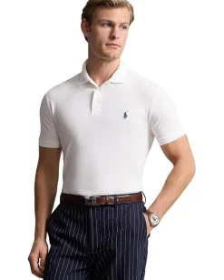 Activewear|Polo Ralph Lauren Classic Fit Stretch Mesh Polo Shirt White