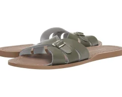 Salt Water Sandal by Hoy Shoes Shoes<Classic Slide (Big Kid/Adult) Olive