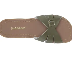 Salt Water Sandal by Hoy Shoes Shoes<Classic Slide (Big Kid/Adult) Olive