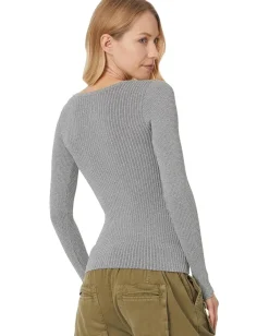 Free People Shirts & Tops|Shirts & Tops<Clean Slate Smls Layering Heather Grey