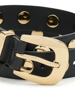 Madewell Accessories|Belts<Clean Western Belt True Black Multi/Gold