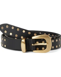 Madewell Accessories|Belts<Clean Western Flat Stud Belt True Black