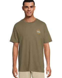Salty Crew Activewear|T-Shirts<Cleat Knott Shortsleeve Tee Dusty Olive