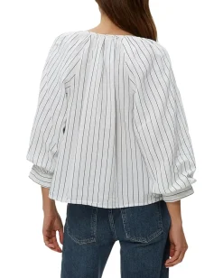 Women Michael Stars Cleo Notch Neck Top