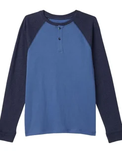 Janie and Jack Colorblock Henley (Toddler/Little Kid/Big Kid) Multicolor Best