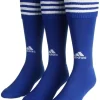 Clothing|Clothing|adidas Copa Zone Cushion 3-Pair Pack (Little Kid/Big Kid/Adult) Cobalt/White