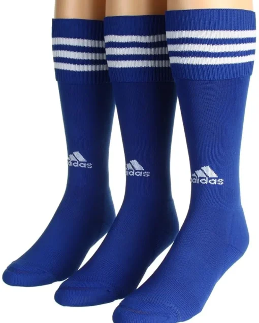 Clothing|Clothing|adidas Copa Zone Cushion 3-Pair Pack (Little Kid/Big Kid/Adult) Cobalt/White