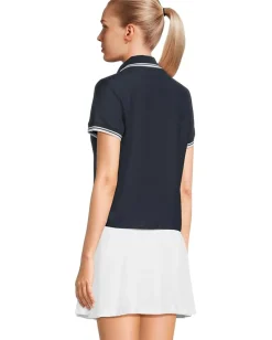 Activewear|Shirts & Tops|Beyond Yoga Country Club Polo Tee Nocturnal Navy