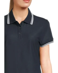 Activewear|Shirts & Tops|Beyond Yoga Country Club Polo Tee Nocturnal Navy