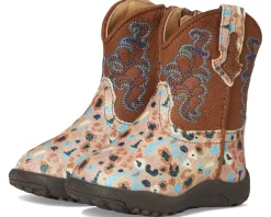 Roper Kids Shoes<Cowbabies Glitter Blossom (Infant/Toddler) Brown