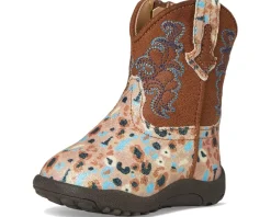 Roper Kids Shoes<Cowbabies Glitter Blossom (Infant/Toddler) Brown