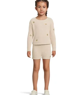 Barefoot Dreams Kids Clothing<Cozychic Ultra Lite® Toddler Bee Set(Toddler) Stone