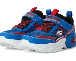 Shoes|SKECHERS KIDS Creature-Crawlers 402120L (Little Kid/Big Kid) Blue/Red