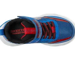 Shoes|SKECHERS KIDS Creature-Crawlers 402120L (Little Kid/Big Kid) Blue/Red