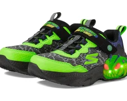 SKECHERS KIDS Shoes<Creature-Lights 400617L (Little Kid/Big Kid) Black/Lime