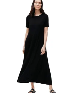 Dresses|Dresses|Eileen Fisher Crew Neck Dress Black 2