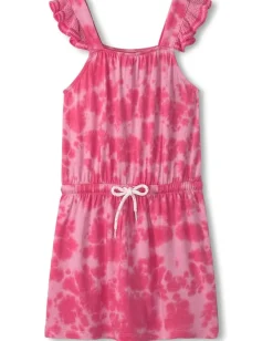 Clothing|Hatley Kids Crochet Sleeve Dress (Toddler/Little Kid/Big Kid) Tie Dye Crush