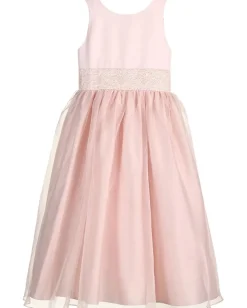 Us Angels Crystal Band Dress (Little Kids) Blush Pink Clearance