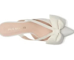 Jack Rogers Heels|Heels<Cynthia Bow Mule Ivory