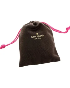 Kate Spade New York Dainty Sparklers Pave Disc Pendant Necklace Clear Clearance