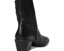 Boots|Boots|Steve Madden Daney Black Leather