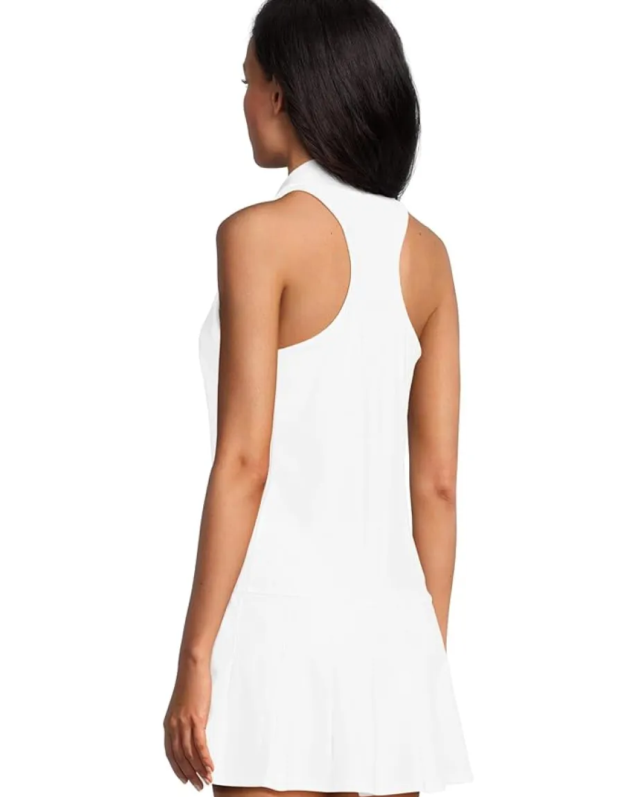 Activewear|Dresses|Lilly Pulitzer Dania Pleated Dress Upf 50 Resort White