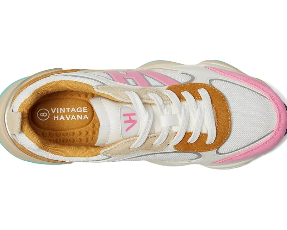 Sneakers|Sneakers|Vintage Havana Dash Mustard/Neon Pink
