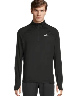 Activewear|Brooks Dash 1/4 Zip 3.0 Black