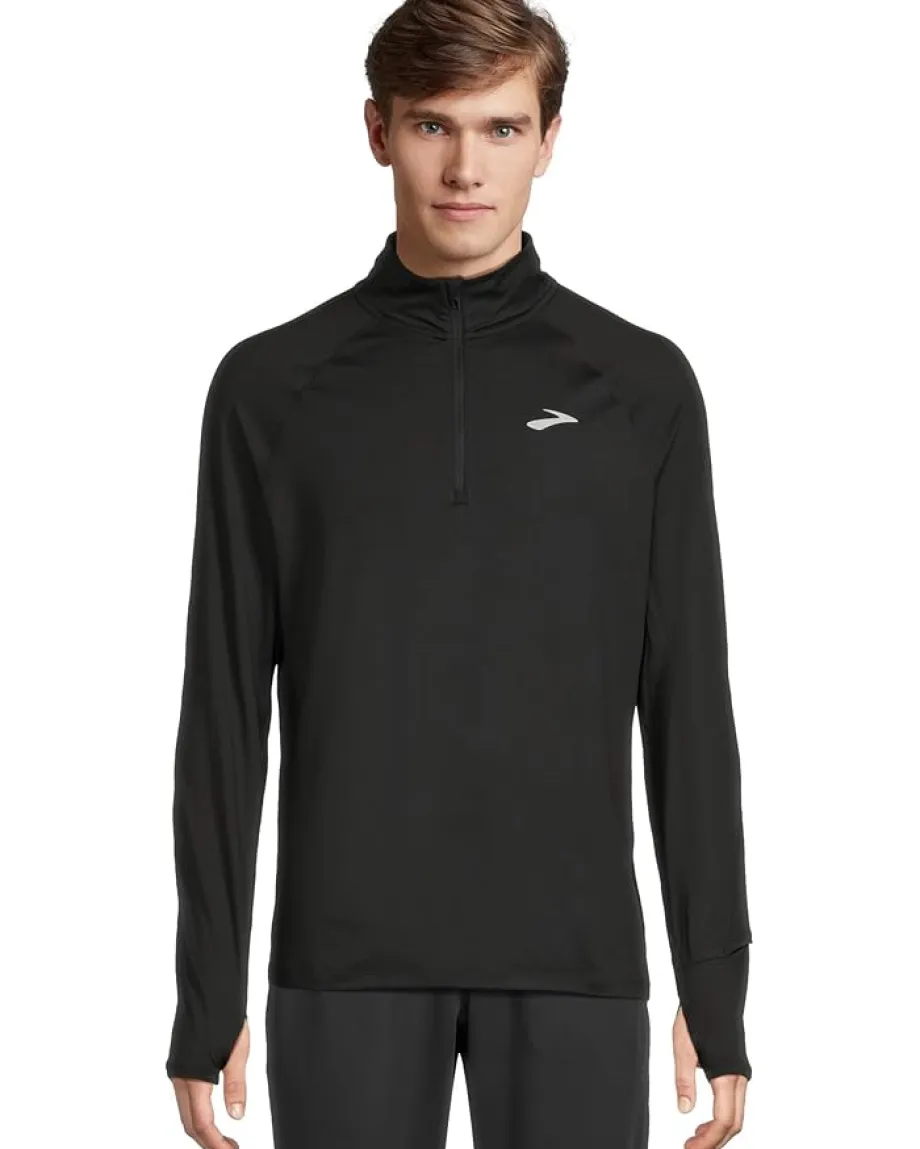 Activewear|Brooks Dash 1/4 Zip 3.0 Black