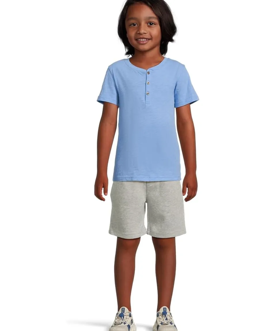 Appaman Kids Clothing<Day Party Henley (Toddler/Little Kid/Big Kid) Sky Blue