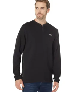 Salty Crew Activewear|T-Shirts<Daybreak Long Sleeve Thermal Black